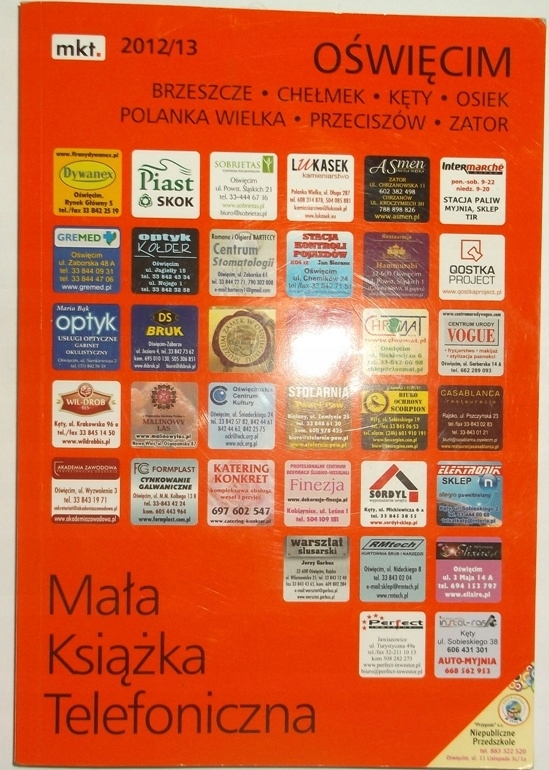 OŚWIĘCIM MAŁA KSIĄŻKA TELEFONICZNA /6856/
