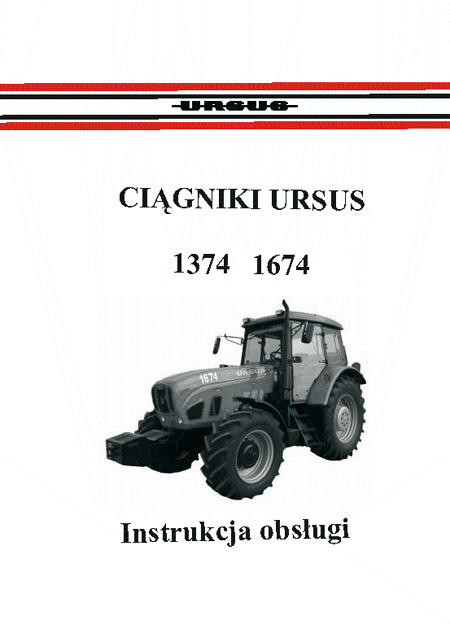 Ursus 1374, 1674 - instrukcja obsługi