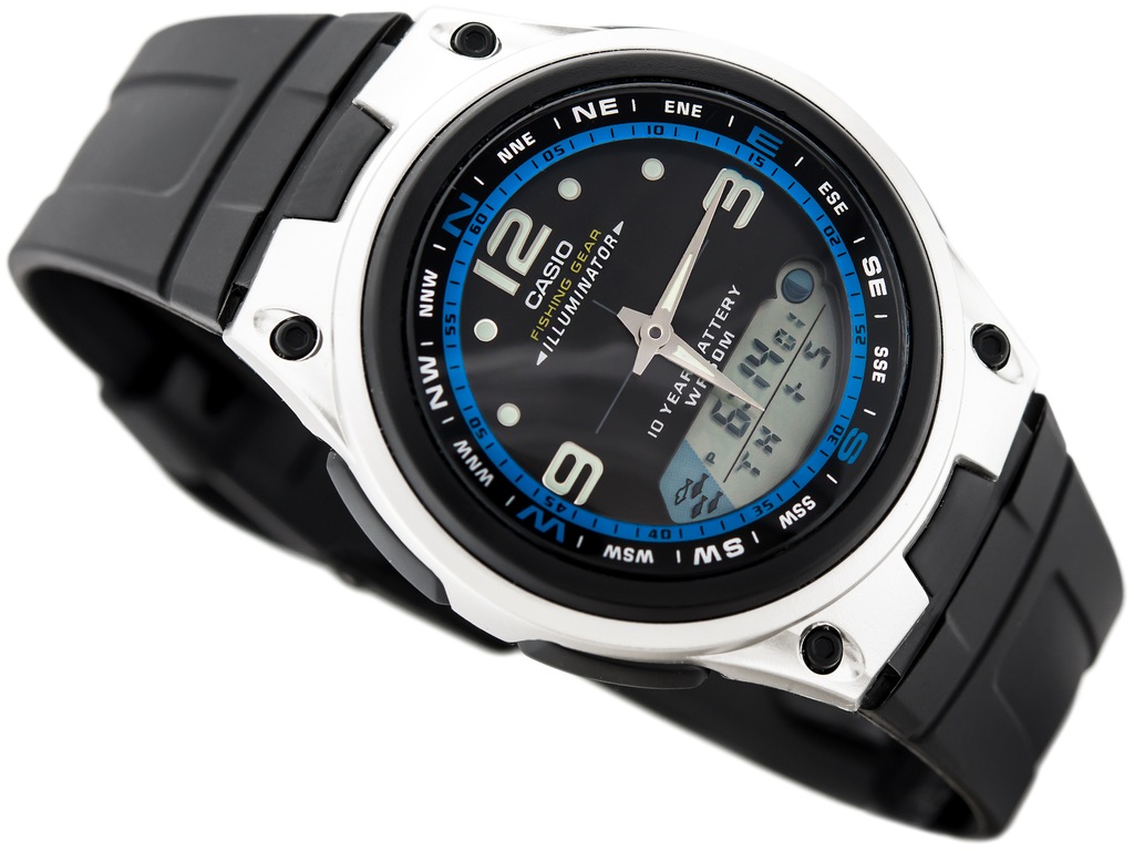 MĘSKI ZEGAREK CASIO AW-82 1AV 50M FISHING SKLEP