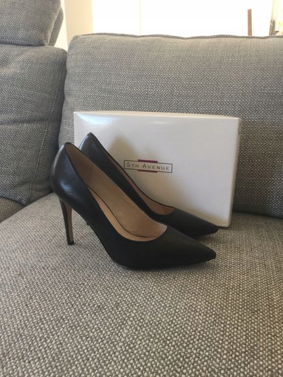 Skórzane szpilki 5th Avenue Deichmann r40