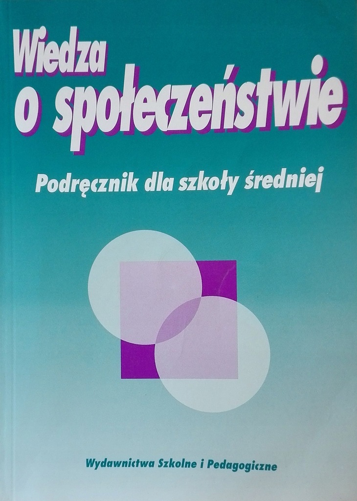 Wiedza o społeczeństwie Wojtaszczyk 1997