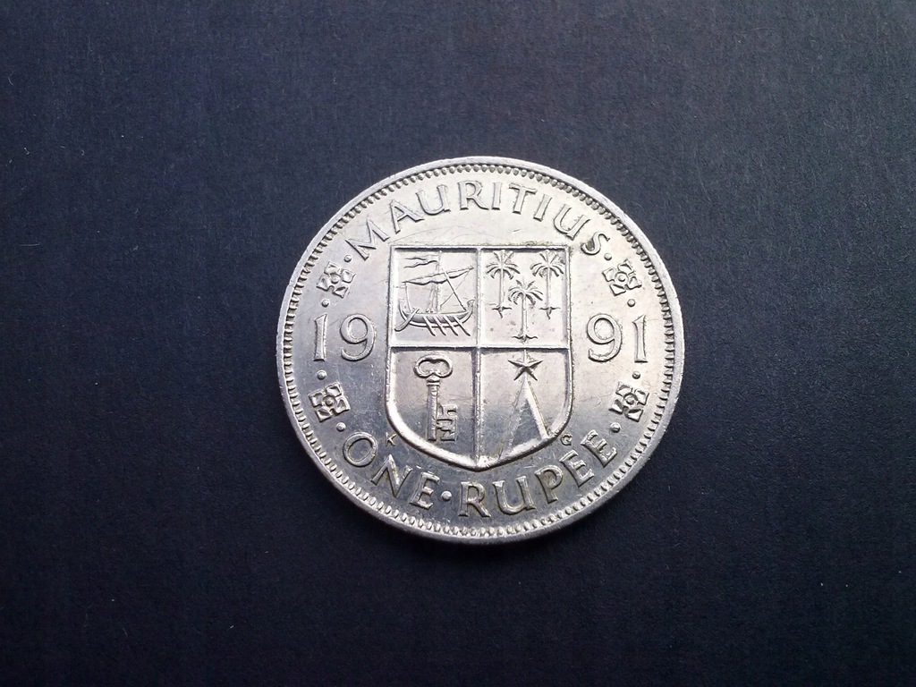1 Rupia Mauritius 1991 r.