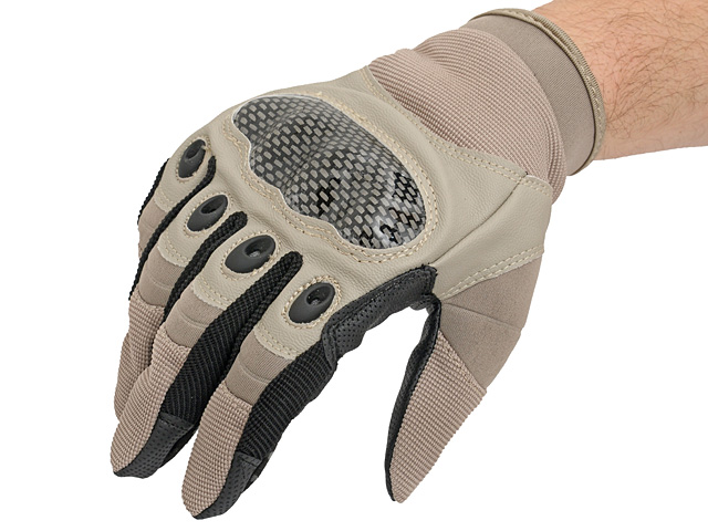 Military Combat Gloves mod. IV (Size XL) - TAN [8F
