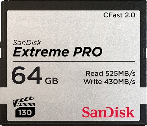 Karta pamięci SanDisk CFAST 2.0 VPG130 64GB