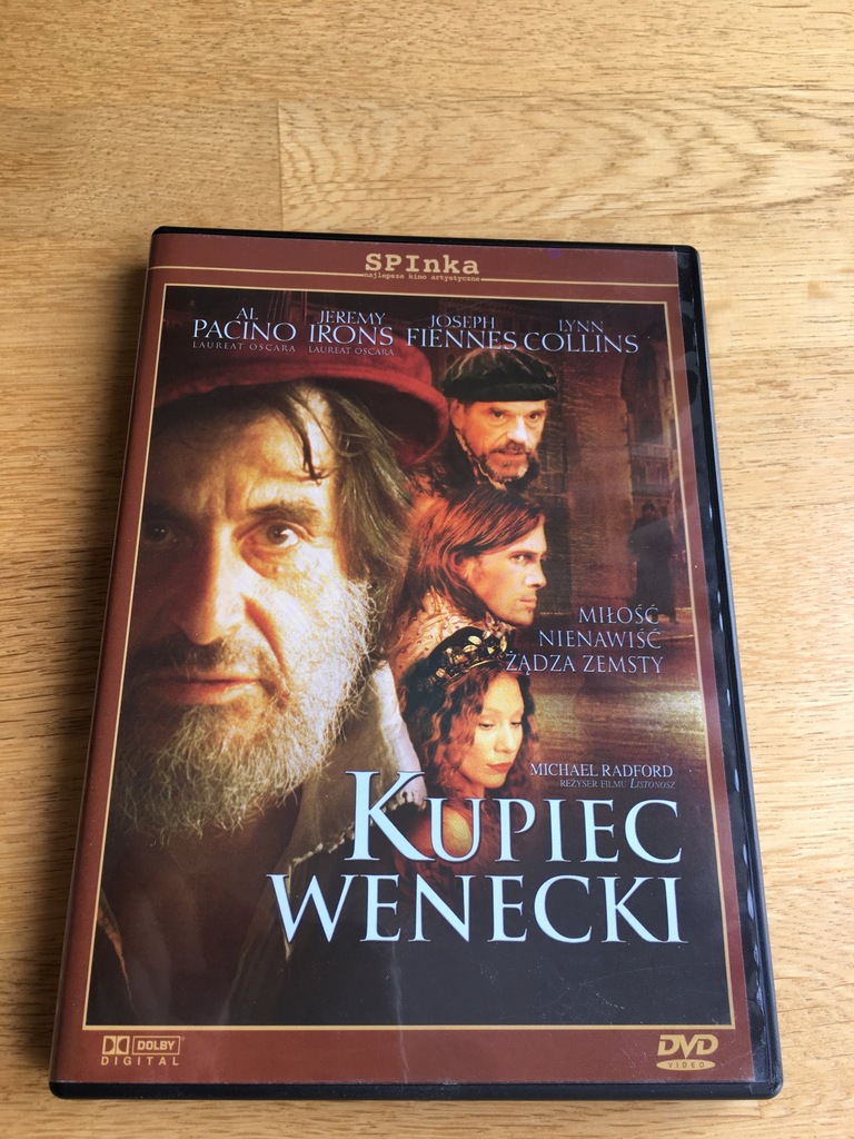 KUPIEC WENECKI AL PACINO JEREMY IRONS DVD NOWY