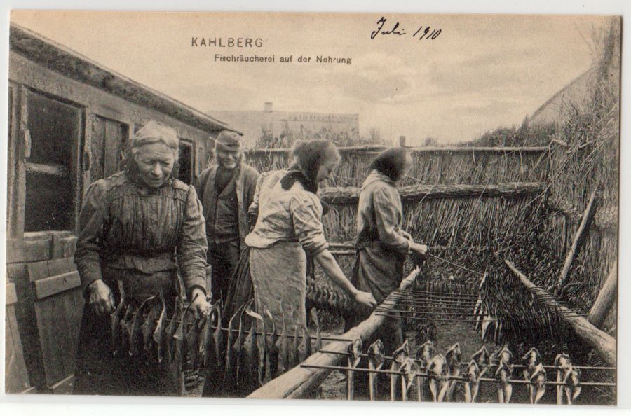 KRYNICA MORSKA Kahlberg 1910 wędzarnia ryby