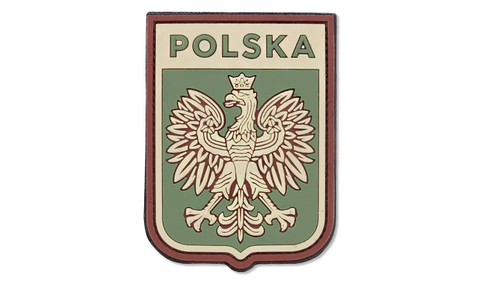 101 Inc. - Naszywka 3D - Polska herb - Multicamo -
