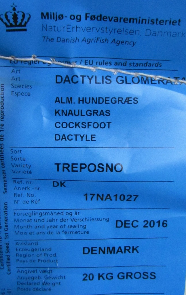 TRAWA KUPKÓWKA TREPOSNO 20KG ŚWIEŻE NAS KWALIFIKOW