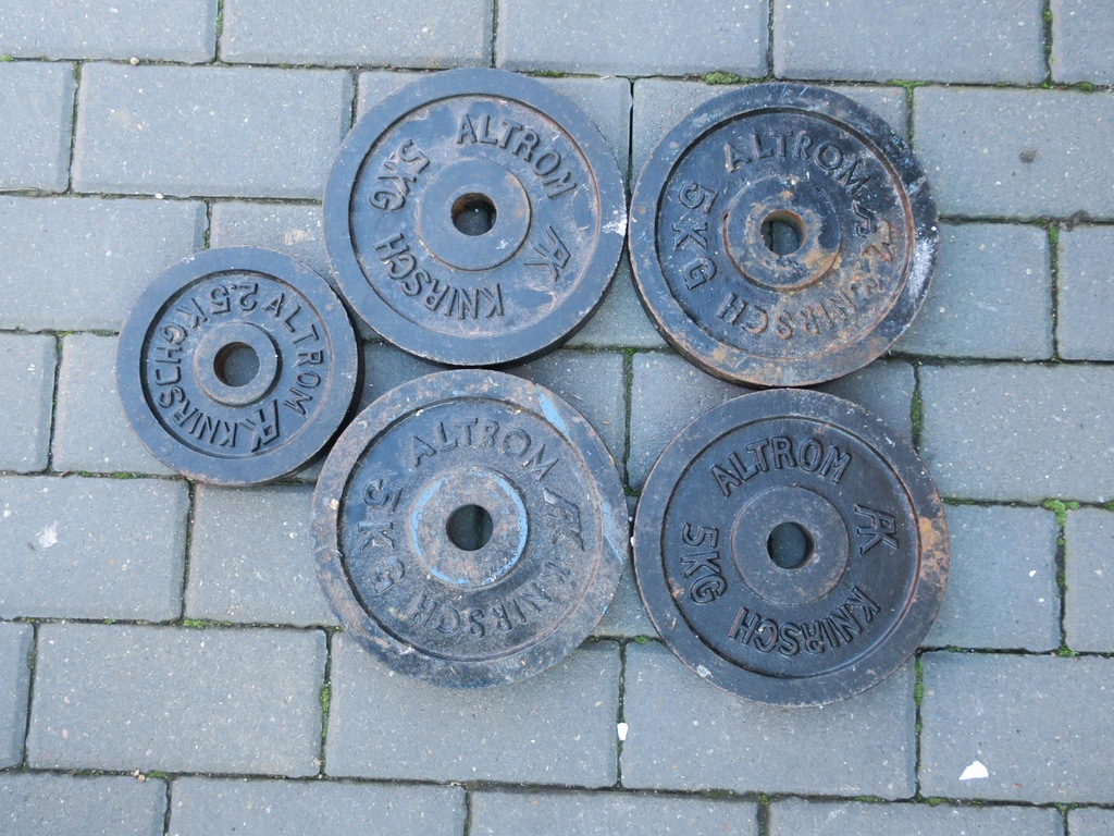 Obciążenie żeliwne ALTROM NIRSCH 4x5kg+2,5kg