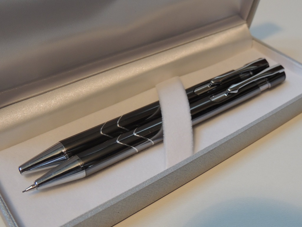 zestaw długopis i ołówek automatyczny elegancki