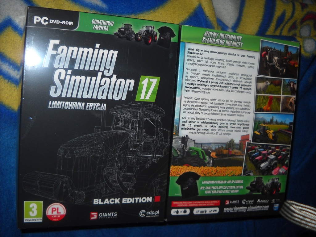 FARMING SYMULATOR 17 BLACK EDITION - PC PL - FOLIA