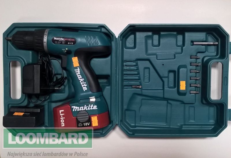 WKRĘTARKA MAKITE BPH 453 RSE 18V + WALIZKA