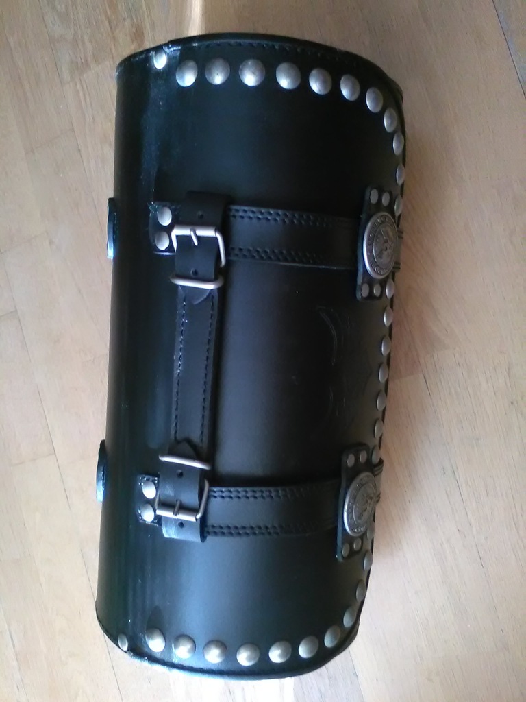 KUFER SAKWA SKÓRZANA CHOPPER HARLEY YAMAHA HONDA