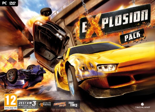 Zestaw 3 Gier Crash time flatout 2 gas guzzlers PL