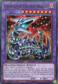 YUGIOH - Chimeratech Fortress Dragon (LEDD)