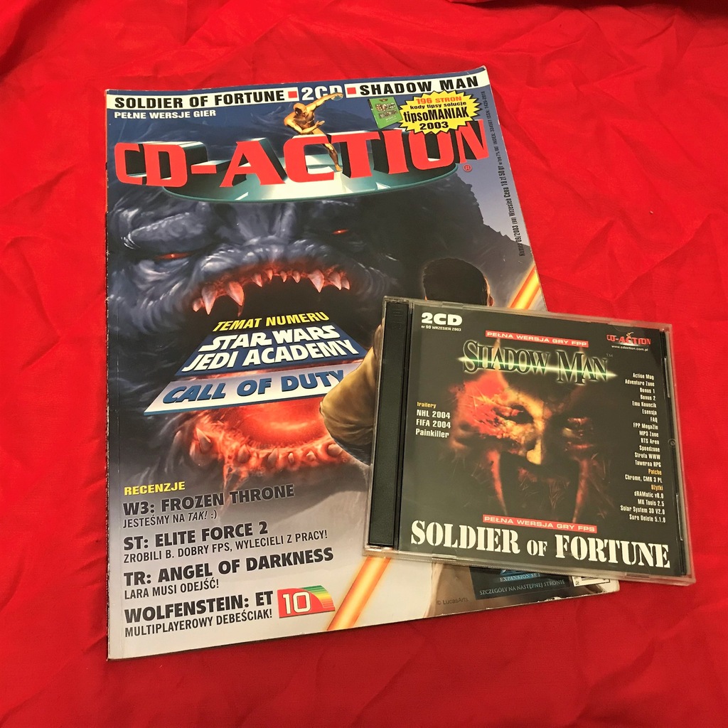 CD ACTION 90 CDA PISMO + PŁYTA SHADOW MAN