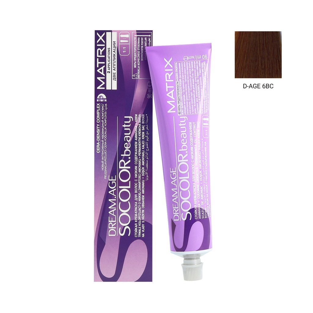 MATRIX SOCOLOR BEAUTY DREAM-AGE FARBA 6BC 90 ML