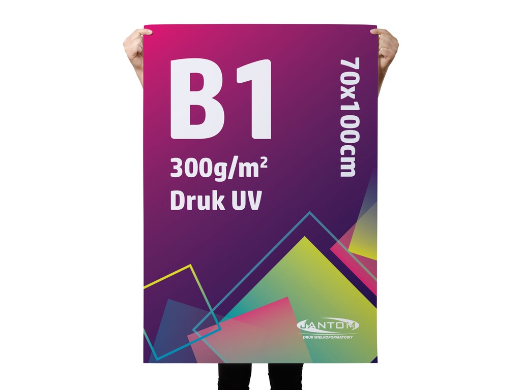 Plansza Plakat Druk HD UV Karton Tektura 300g B1
