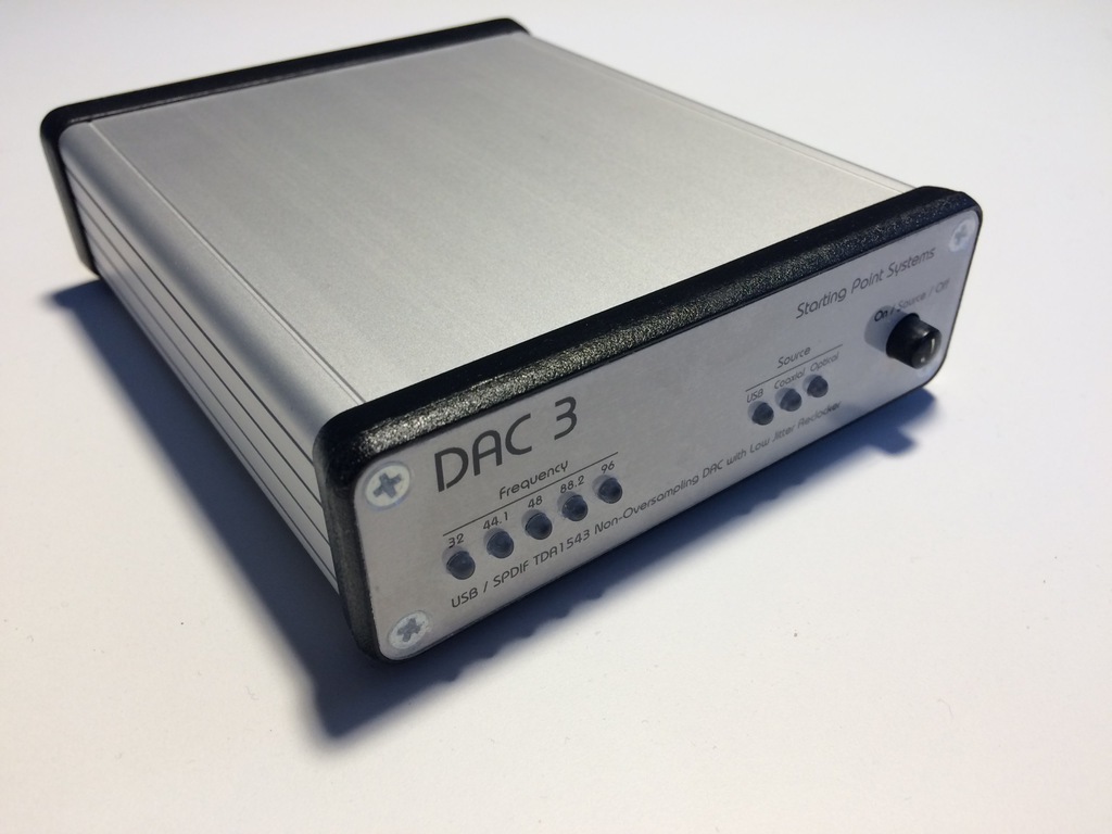 Przetwornik DAC z USB DAC3 NOS TDA1543 2x9V