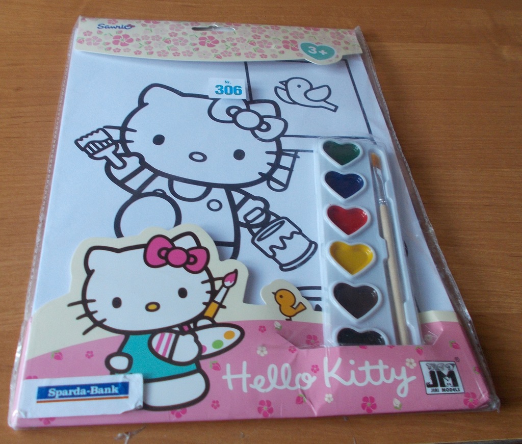 ZESTAW DO MALOWANIA obrazki+farbki Hello Kitty !