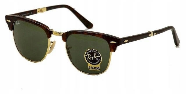 Okulary RAY-BAN CLUBMASTER RB2176 składane havana