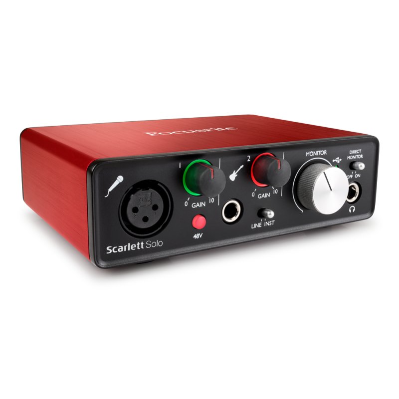 FOCUSRITE Scarlett Solo 2GEN interfejs kabel xlr