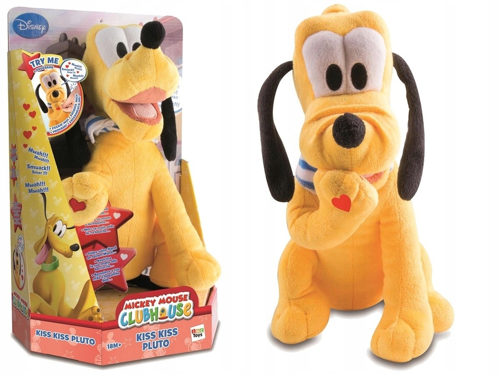 PLUTO PIES CAŁUJĄCY PRZESYŁA BUZIAKI TM Toys