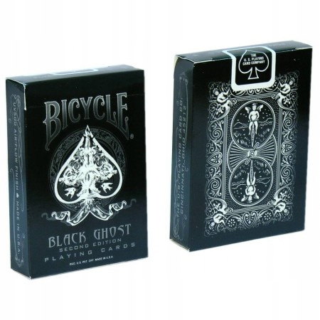 Bicycle GHOST BLACK Karty Ellusionist magic