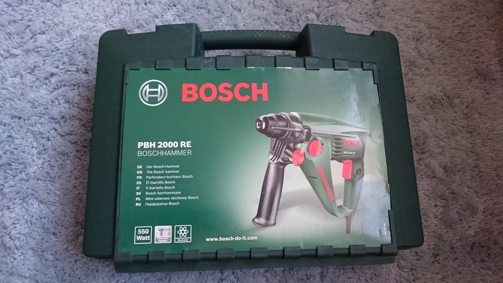 Młotowiertarka Bosch PBH 2000 RE Walizka