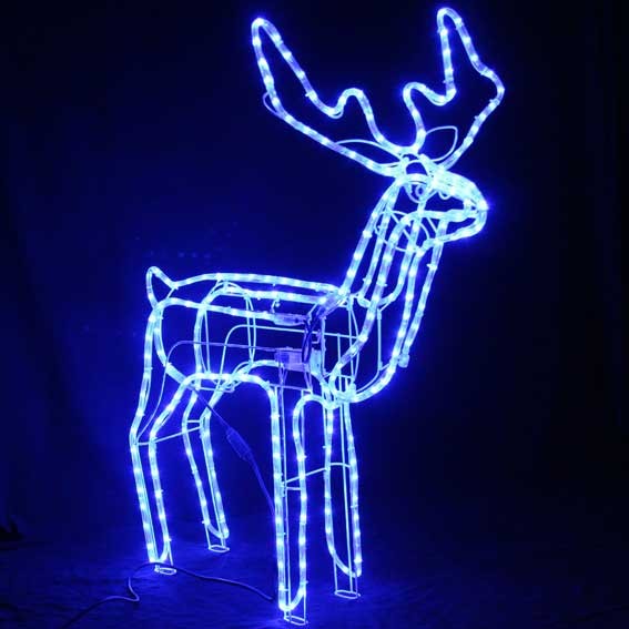 RENIFER 3D LED STOJĄCY NA BALKON DO OGRODU 120 CM
