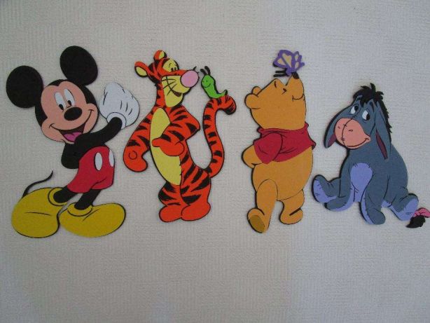 naklejki pianki na ścianę kubuś puchatek disney