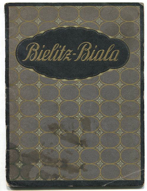 BIELITZ : BIELSKO BIAŁA -- przewodnik z 1913 roku