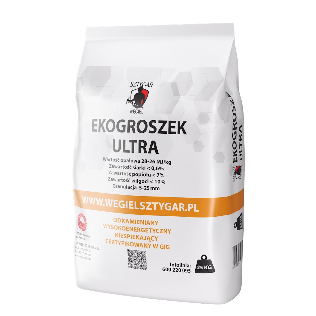 28 MJ/kg Ekogroszek od producenta Węgiel Sztygar - 7128089509 ...