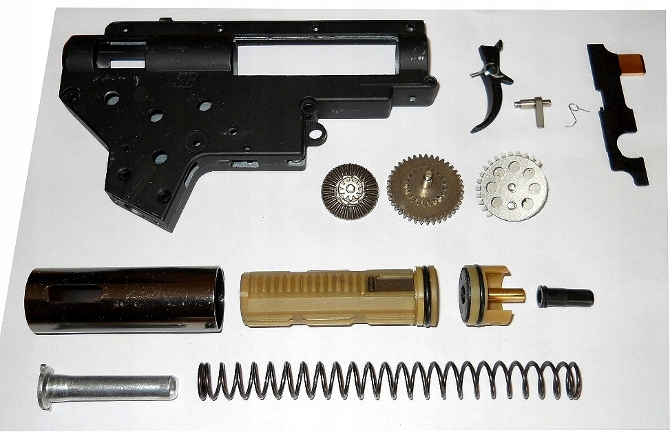 Części ASG - gearbox v2 JG (M4, MP5, HK)
