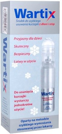 WARTIX ŚRODEK DO USUWANIA KURZAJEK Z DŁONI I STÓP