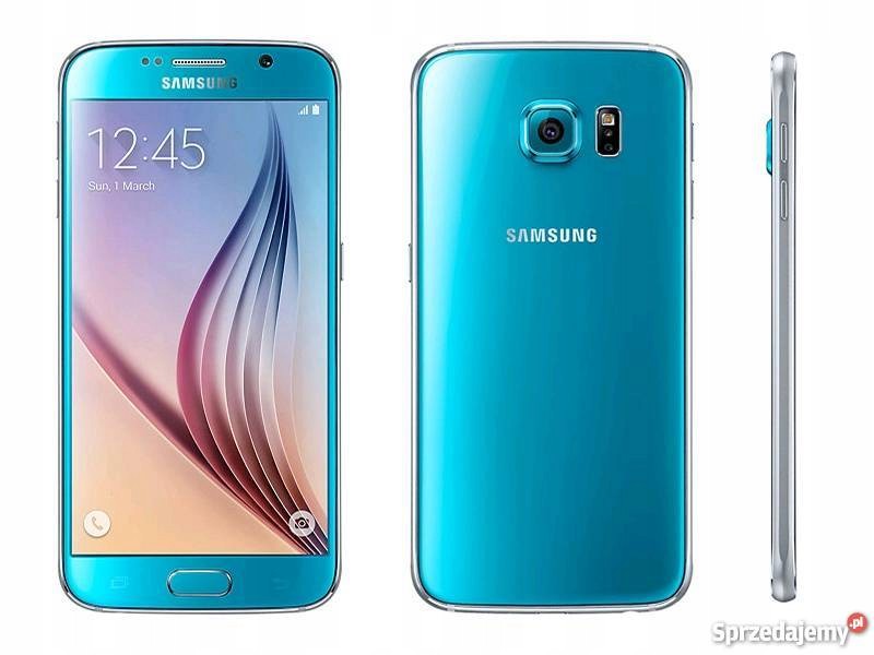 SAMSUNG GALAXY S6 NIEBIESKI CZARNY ZŁOTY BIAŁY
