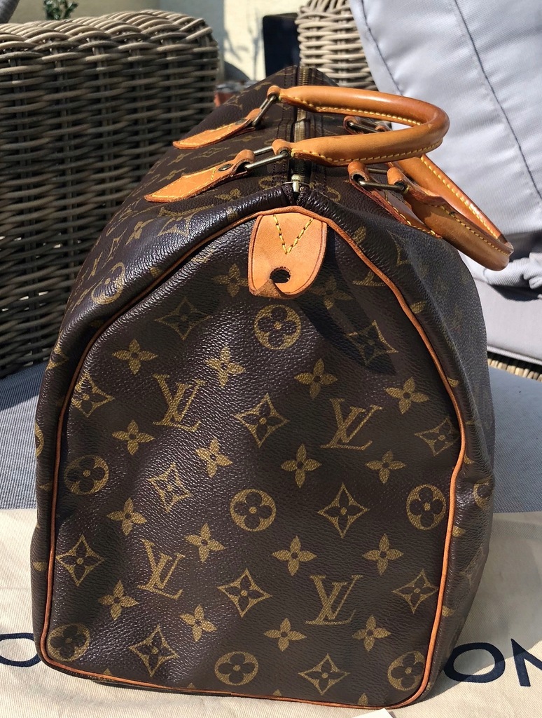 Louis Vuitton Speedy 35 ORYGINALNA torba torebka - 7570868105