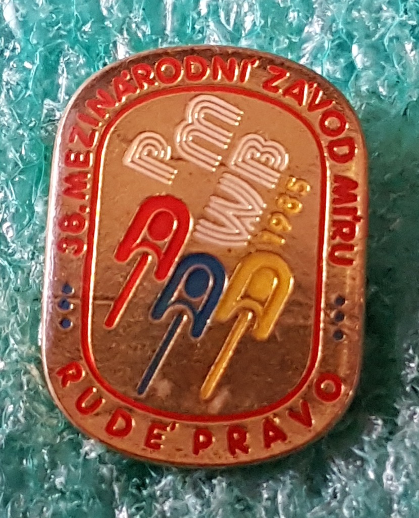 ODZNAKA 38 WYŚCIG POKOJU 1985
