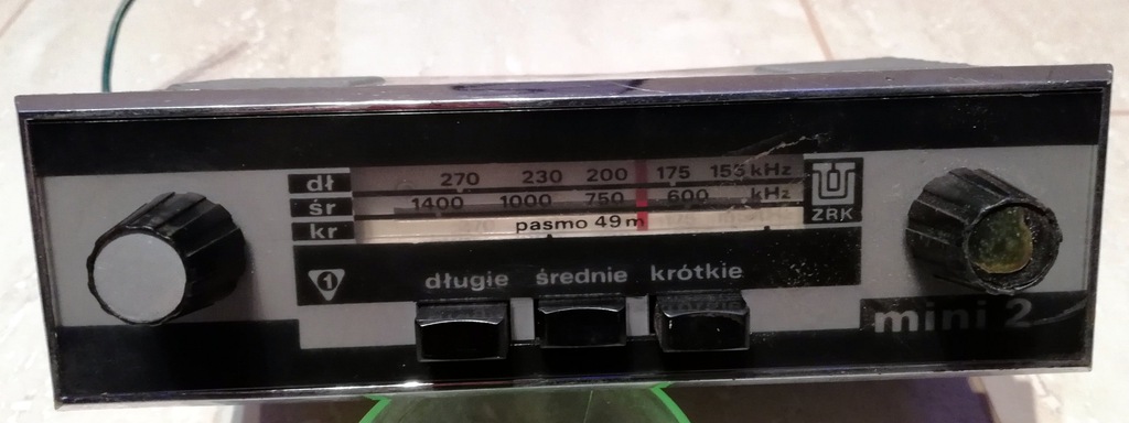 Radio samochodowe-Unitra ZRK Mini 2-unikat