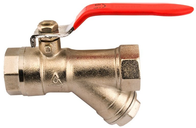 ZAWÓR KULOWY Z FILTREM OSADNIKOWYM SKOŚNYM 1 CAL - 6784749715