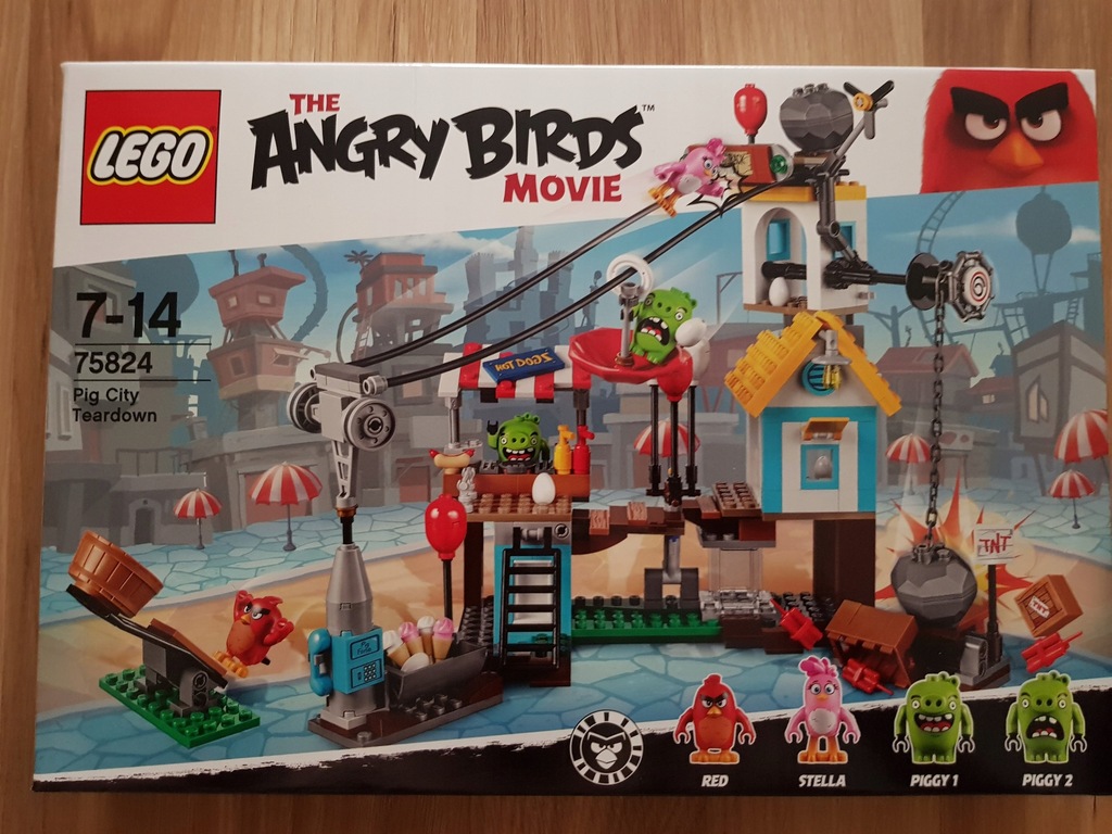 LEGO Angry Birds 75824 - Demolka w Pig City