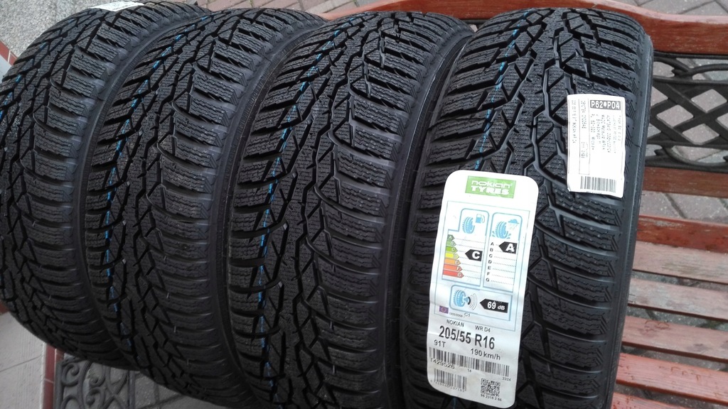 4x 205/55R16 NOKIAN WR D4 205/55/16 NOWE ZIMA