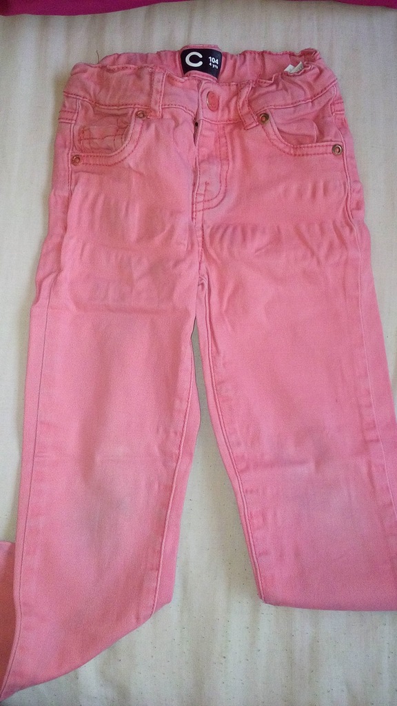 Spodnie 104cm  dla dziewczynki różoweCubus