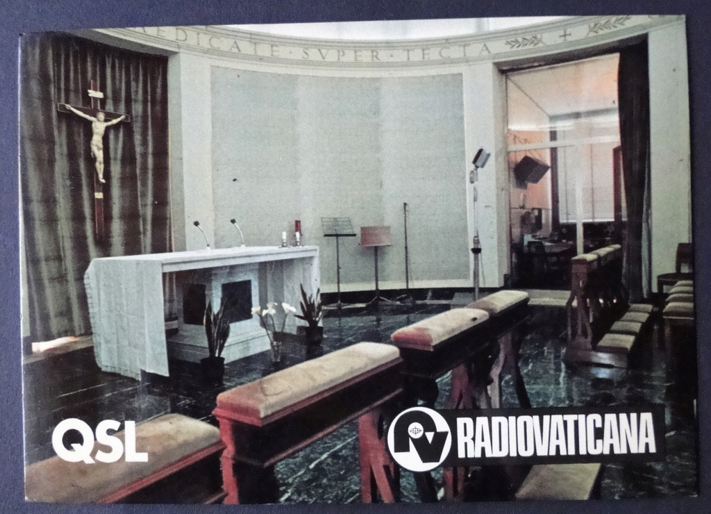 Watykan kaplica- studio Leona XIII Radio Watykan