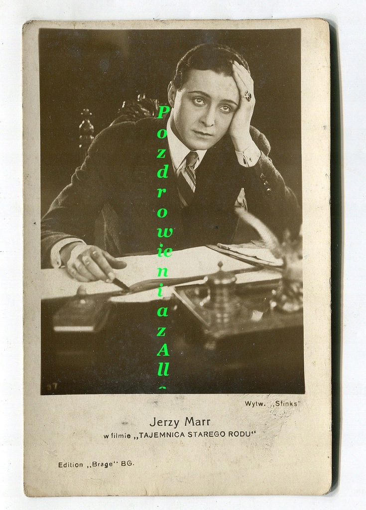Aktor Jerzy Marr- Film Tajemnica Starego Rodu