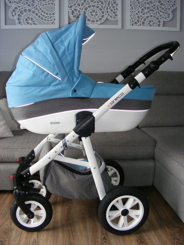 Wózek Coneco Comodo 3w1 używany 14 m-cy