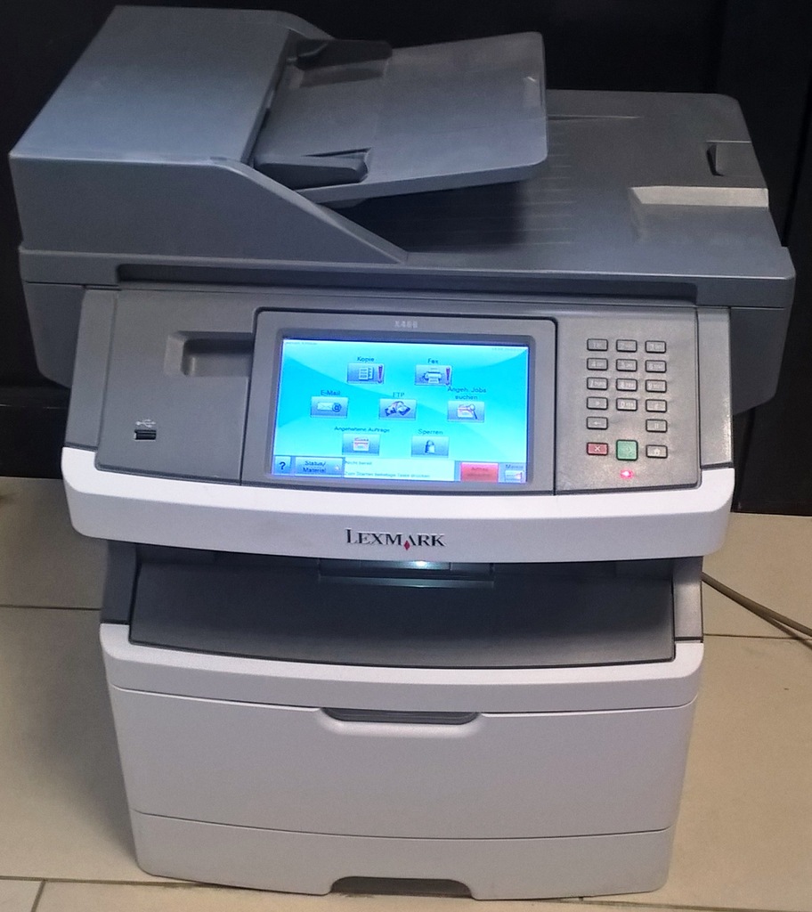Lexmark x466 druk skan sieć ADF usb duplex 100tyś 7262697248