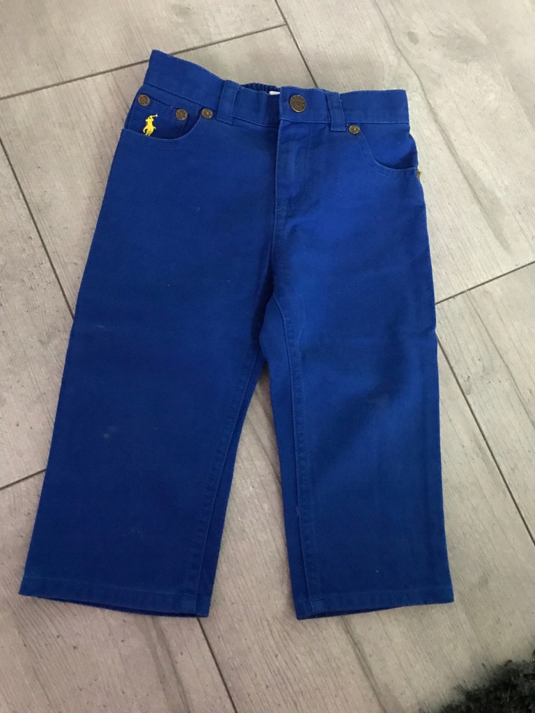 Spodnie jeans szafirowe 12mc Ralph LAUREN nowe