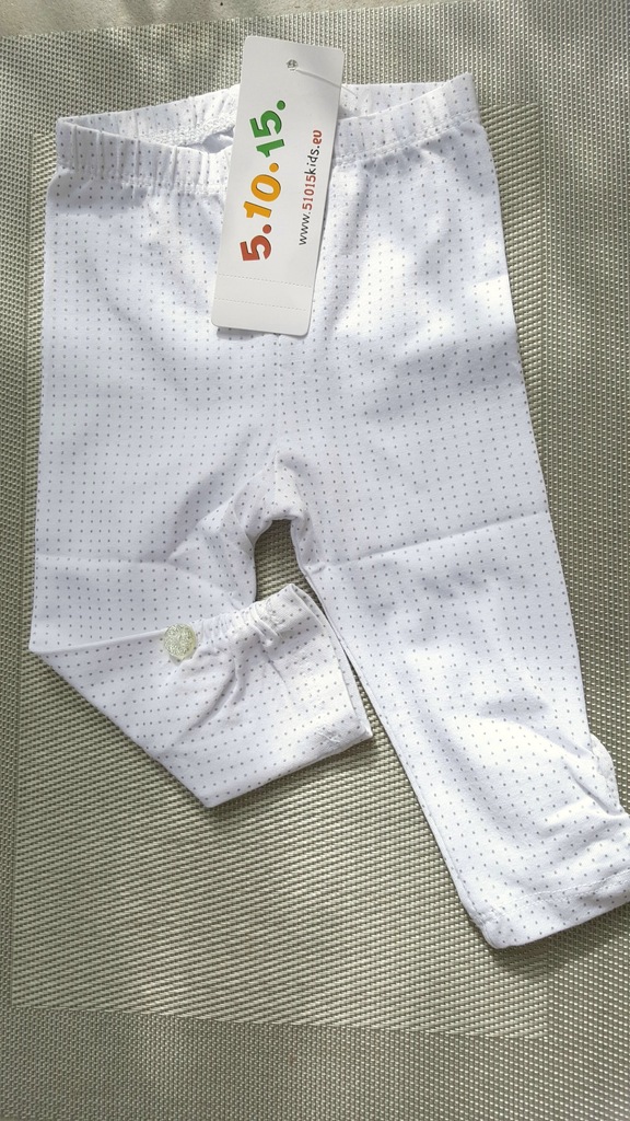 Spodnie getry niemowlęce chrzest 51015 68rozm