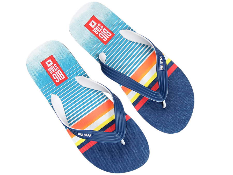 KLAPKI męskie JAPONKI plażowe BIG STAR AA174409 45